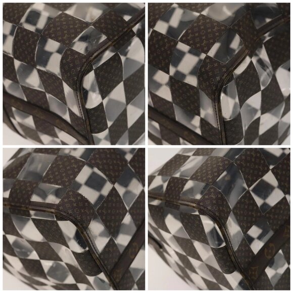 LOUIS VUITTON Monogram chess Keepall Bandouliere 50 Boston M20864 LV Auth 125489 - Picture 16 of 16